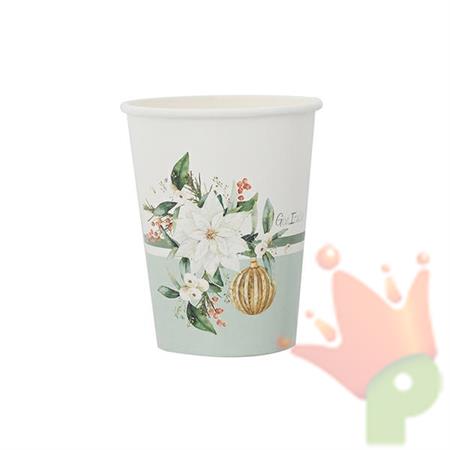 BICCHIERI NATALIZI NEIGE DE NOEL 250 CC 8 PZ