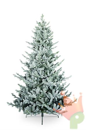 ALBERO DI NATALE INNEVATO 240 CM ABETE CORTINA