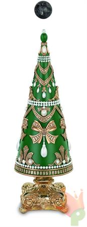 ALBERO BAROCCO VERDE H.40,5XD.14 CM