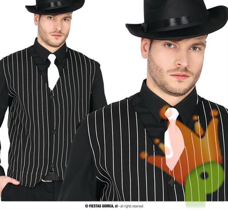 GILET GANGSTER ADULTO TAGLIA L