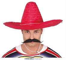 SOMBRERO MESSICANO ROSSO 50 CM