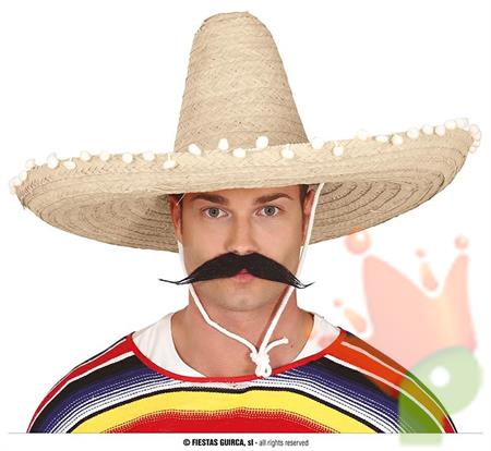 SOMBRERO MESSICANO IN PAGLIA 60 CM