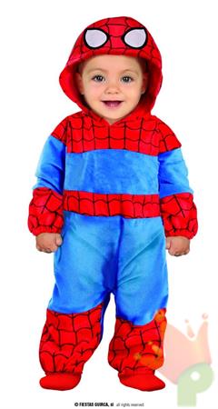 COSTUME SUPEREROE SPIDERMAN BAMBINO TG. 2/3 ANNI