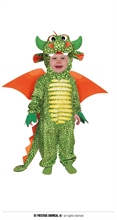 COSTUME BABY DRAGO BAMBINO TG. 12/18 MESI