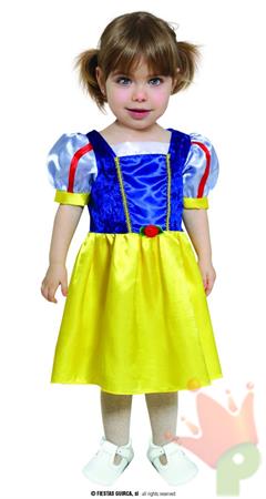 COSTUME PRINCIPESSA BIANCANEVE BAMBINA TG. 2/3 ANNI