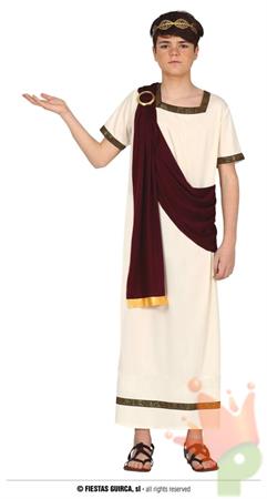 COSTUME ROMANO AUGUSTO BAMBINO TG. 14/16 ANNI