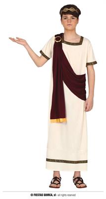 COSTUME ROMANO AUGUSTO BAMBINO TG. 14/16 ANNI