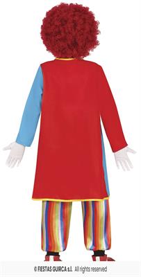 COSTUME PAGLIACCIO CLOWN BAMBINO TG. 5-6 ANNI