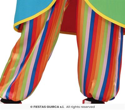 COSTUME PAGLIACCIO CLOWN BAMBINO TG. 7-9 ANNI