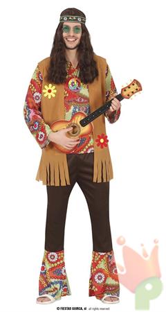 COSTUME HIPPIE ADULTO TG. 48/50 M