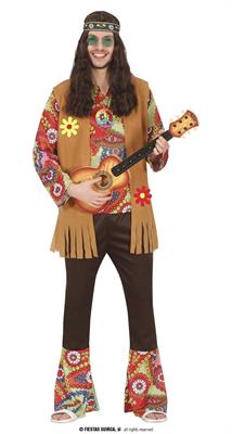 COSTUME HIPPIE ADULTO TG. 48/50 M