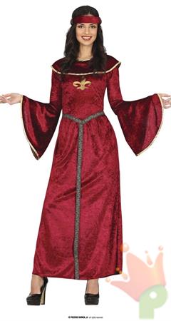 COSTUME PRINCIPESSA MEDIEVALE TG.42/44 L