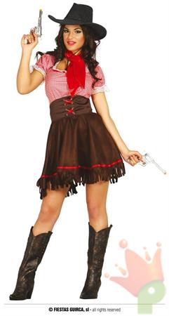 COSTUME SEXY COWGIRL ADULTA TG. M