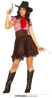 COSTUME SEXY COWGIRL ADULTA TG. M