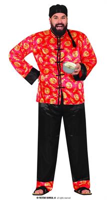 COSTUME MANDARINO CINESE ADULTO TG.54-56 XL