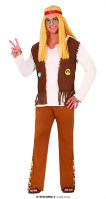COSTUME HIPPIE FLOWER ADULTO TG.46-48 S