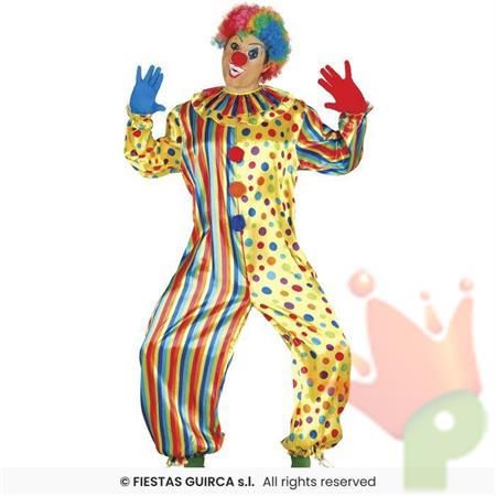 COSTUME PAGLIACCIO ADULTO TG. 46-48 S