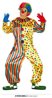 COSTUME PAGLIACCIO ADULTO TG. 52-54 L