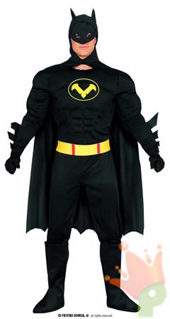 COSTUME SUPEREROE BATMAN NERO ADULTO TG. M