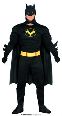 COSTUME SUPEREROE BATMAN NERO ADULTO TG. M