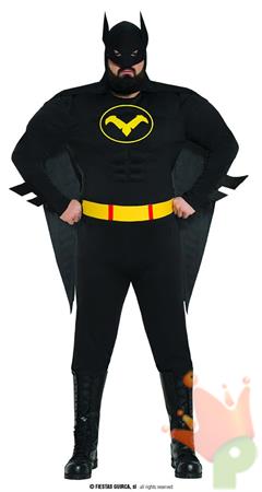 COSTUME SUPEREROE BATMAN NERO ADULTO TG. XL