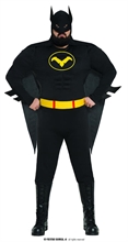 COSTUME SUPEREROE BATMAN NERO ADULTO TG. XL