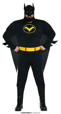 COSTUME SUPEREROE BATMAN NERO ADULTO TG. XL