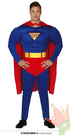 COSTUME SUPER EROE SUPERMAN ADULTO TG.M