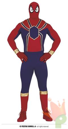 COSTUME EROE RAGNO SPIDERMAN ADULTO TG.48-50 M