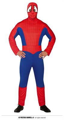 COSTUME SUPEREROE RAGNO SPIDERMAN ADULTO TG.48-50 M