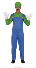 COSTUME IDRAULICO BLU LUIGI ADULTO TG.M