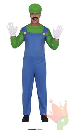 COSTUME IDRAULICO BLU LUIGI ADULTO TG. L