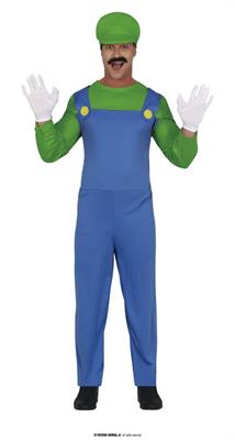 COSTUME IDRAULICO BLU LUIGI ADULTO TG. L