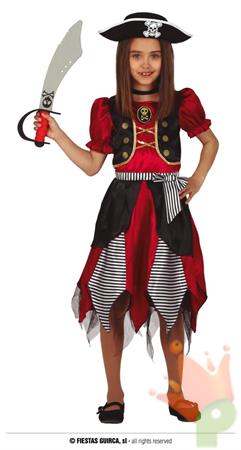 COSTUME PIRATESSA BAMBINA TG.5-6 ANNI