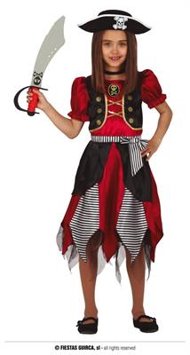 COSTUME PIRATESSA BAMBINA TG.7-9 ANNI