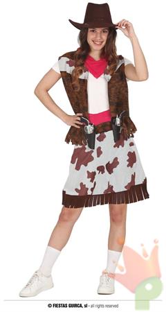 COSTUME COWGIRL BAMBINA TG. 14-16 ANNI