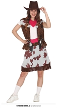 COSTUME COWGIRL BAMBINA TG. 14-16 ANNI