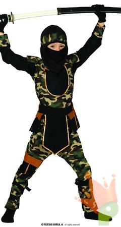 COSTUME COMMANDO NINJA BAMBINO TG.10-12 ANNI