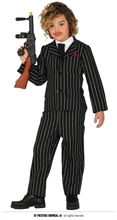 COSTUME GANGSTER BAMBINO TG. 5-6 ANNI