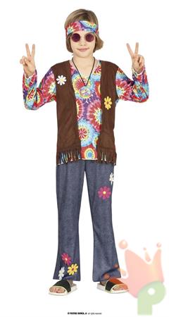 COSTUME HIPPIE BAMBINI TG. 5-6 ANNI