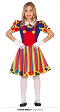COSTUME PAGLIACCIO BAMBINA TG.3-4 ANNI