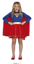 COSTUME SUPEREROINA BAMBINA TG. 5-6 ANNI