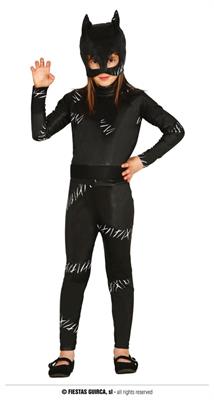 COSTUME CAT WOMAN NERO BAMBINA TG. 7-9 ANNI