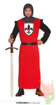 COSTUME CAVALIERE MEDIEVALE ADULTO TG. 52-54 L