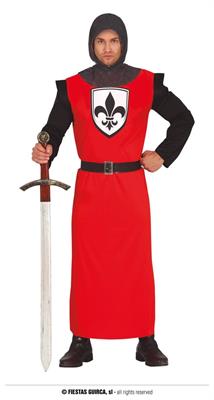 COSTUME CAVALIERE MEDIEVALE ADULTO TG. 52-54 L