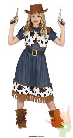 COSTUME COWGIRL BAMBINA TG.10-12 ANNI