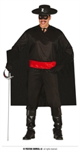 COSTUME ZORRO ADULTO TG. 52-54 L