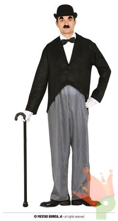 COSTUME ATTORA CHARLIE CHAPLIN ADULTOW TG. L