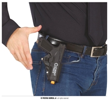 PISTOLA CON FONDINA, 20 CM