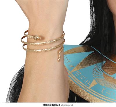 BRACCIALE EGIZIANO SERPENTE ORO